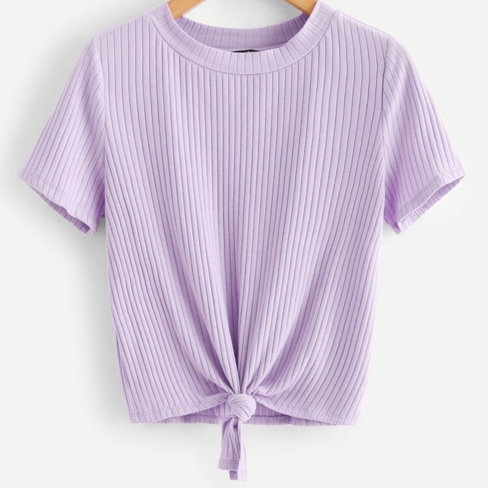 Lavender Tie Shirt